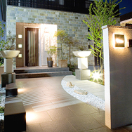 アジアンモダンのお庭