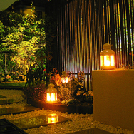 アジアンモダンのお庭