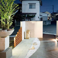 アジアンモダンのお庭