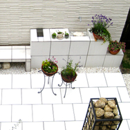 アジアンモダンのお庭