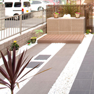 アジアンモダンのお庭