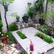 フレンチモダンのお庭