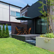 ナチュラルモダンのお庭