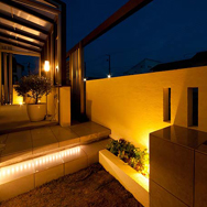 シンプルモダンのお庭