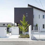 シンプルモダンのお庭