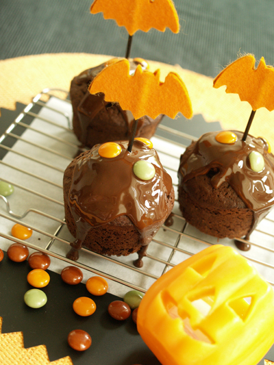 デビルズカップケーキ ハロウィン風