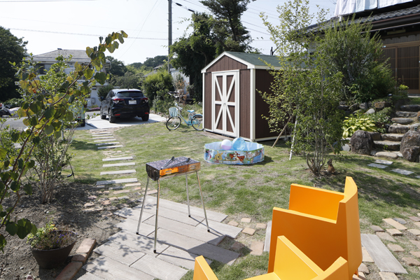 家族で過ごす楽しい時間 ~“欲しい”をカタチにしたお庭~