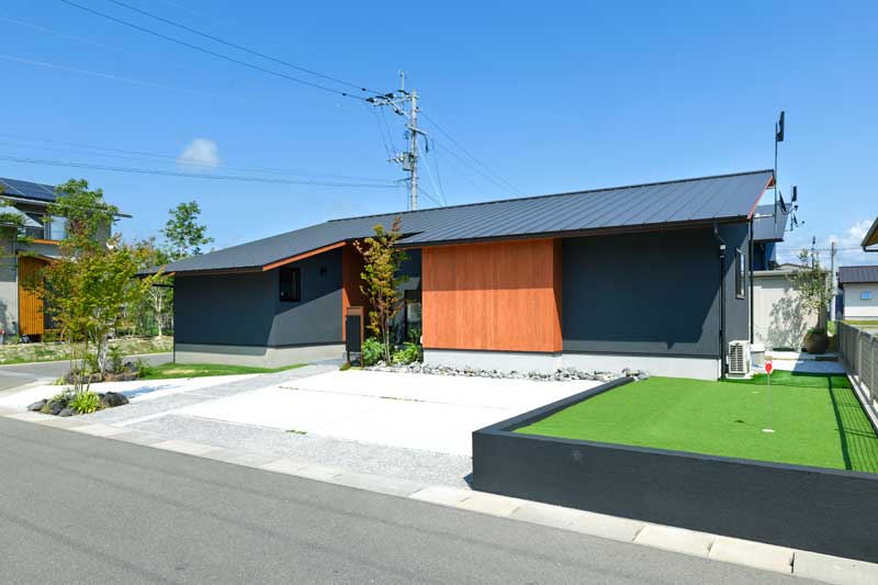 木漏れ日を感じる住宅