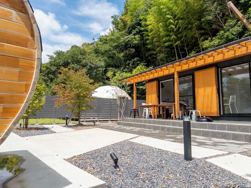 古民家 × サウナヴィラ、新しい庭のかたち