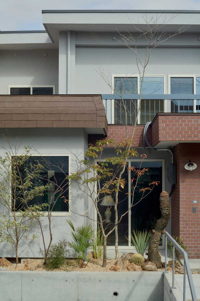 風景としての輪郭を描く庭