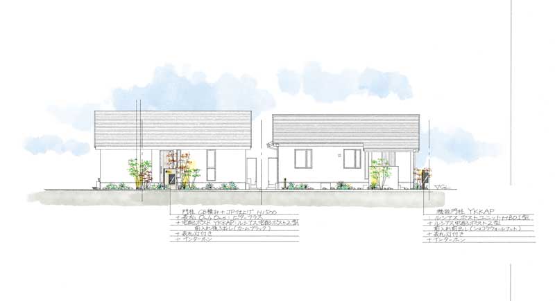 シンプルに、上質に。和の趣を感じる外構