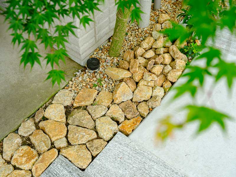 既存モミジを生かした、豊かな庭時間