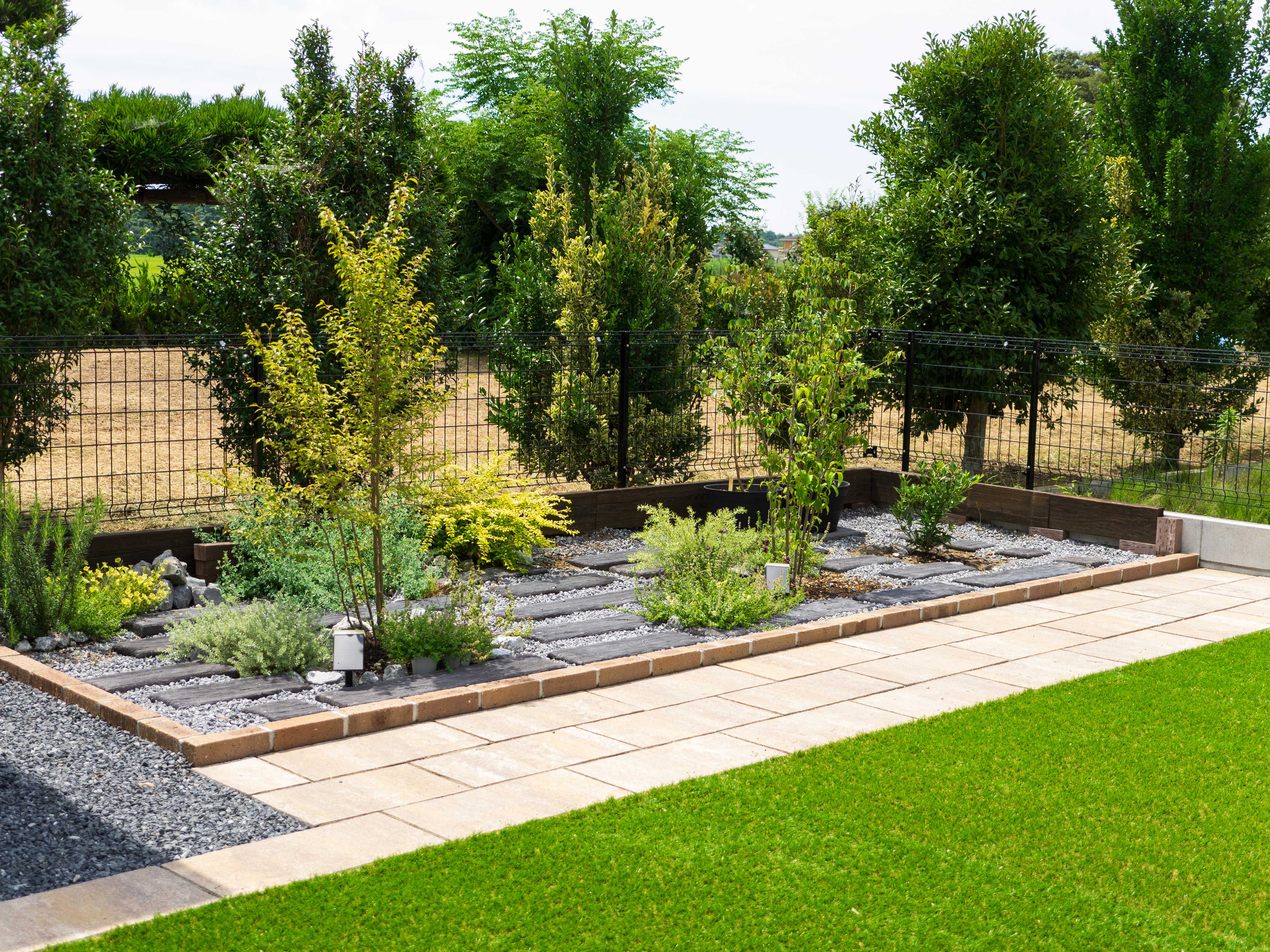 人工芝を基準に考えた庭